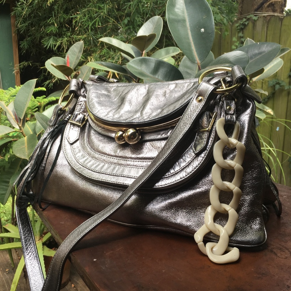 Bulga Garçon Metallic Silver Bag